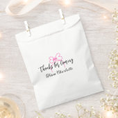 bedankt voor het komen naam toevoegen tekst berich bedankzakje (Geknipt)