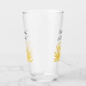 bedankt voor het komen naam toevoegen tekst berich glas (Rechts)