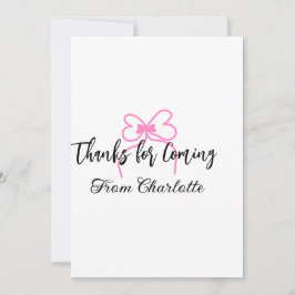 bedankt voor het komen naam toevoegen tekstbericht