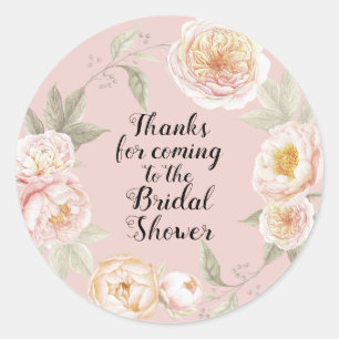 Bedankt voor het komen naar de Vrijgezellenfeest S Ronde Sticker