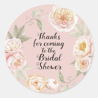 Bedankt voor het komen naar de Vrijgezellenfeest S Ronde Sticker