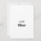 Bedankt voor het komen naar mijn verjaardagsfeestj (Achterkant)