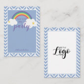 Bedankt voor het komen Rainbow Party Favoriete Hai Notitiekaartje (Voorkant / Achterkant)