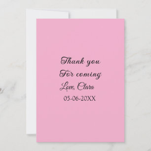 bedankt voor het komen voeg naam tekstbericht toe  kaart