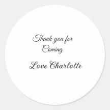 bedankt voor het komen voegen naamtekstbericht toe