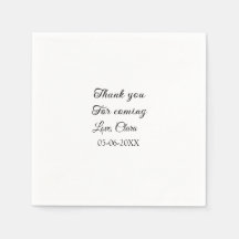 bedankt voor het komen voegen naamtekstbericht toe