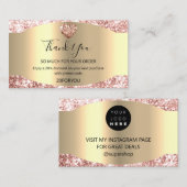 Bedankt voor het kopen van de Code Logo Jewelr van Visitekaartje (Voorkant / Achterkant)