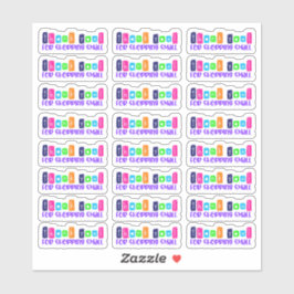 Bedankt voor het kopen van kleine vinyl Sticker