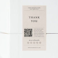 Bedankt voor het kopen van moderne beige verzendin