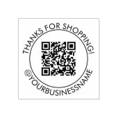 Bedankt voor het kopen van uw QR-code Rubberstempel (Afrduk)