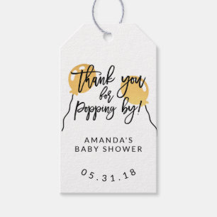Bedankt voor het langskomen Baby Shower Favor Tags Cadeaulabel