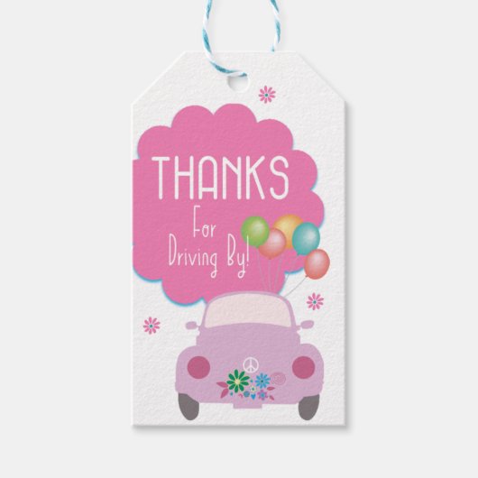 Bedankt voor het langskomen cadeaulabel (Voorkant)