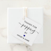 Bedankt voor het langskomen labels, Trouwlabel, Na Bedankjes Labels (In situ)