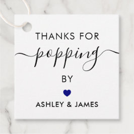 Bedankt voor het langskomen labels, Trouwlabel, Na Bedankjes Labels