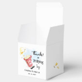Bedankt voor het langskomen Popcorn Bedankdoosjes (Geopend)