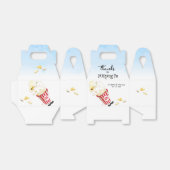 Bedankt voor het langskomen Popcorn Bruiloft Bedankdoosjes (Uitgevouwen)