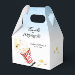 Bedankt voor het langskomen Popcorn Huwelijk Bedankdoosjes<br><div class="desc">Valparachute emmer popcorn.</div>