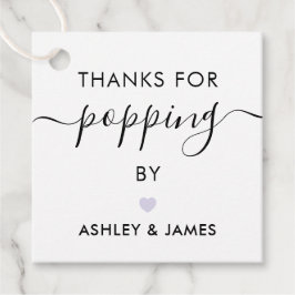 Bedankt voor het langskomen Stickers, Trouwsticker Bedankjes Labels