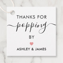 Bedankt voor het langskomen Stickers, Trouwsticker Bedankjes Labels