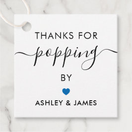 Bedankt voor het langskomen Stickers, Trouwsticker Bedankjes Labels