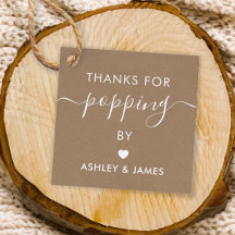 Bedankt voor het langskomen Tags, Trouw Kraft