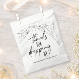 Bedankt voor het laten vallen door Halloween Party Bedankzakje