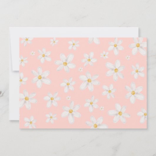 Bedankt voor het leuke waterverf gouden baby showe (Achterkant)