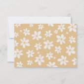 Bedankt voor het leuke waterverf gouden baby showe kaart (Achterkant)