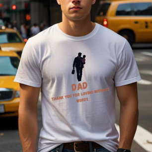 Bedankt voor het liefhebben zonder woorden Heren T-shirt