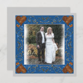 Bedankt voor het Lijst voor de bruiloft (Voorkant / Achterkant)