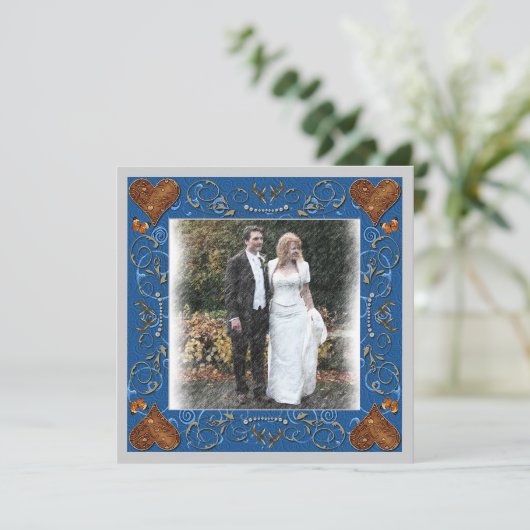 Bedankt voor het Lijst voor de bruiloft (Staand voorkant)