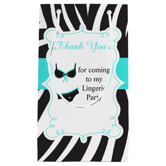 Bedankt voor het lingeriefeest klein cadeauzakje (Voorkant)