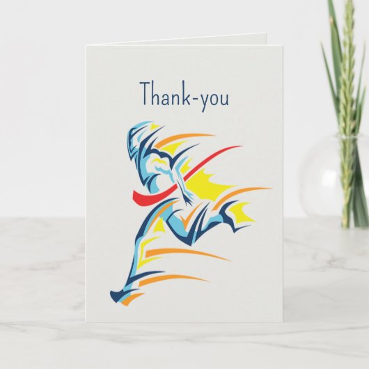 Bedankt voor het lopen van het Marathon Fitness Ev (Voorkant)