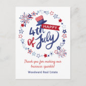 Bedankt voor het maken van Business Sparkle 4 juli Feestdagenkaart (Voorkant)