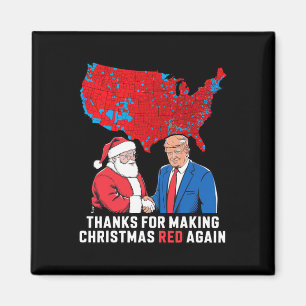 Bedankt voor het maken van kerstrood opnieuw Trump Magneet