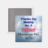 Bedankt voor het maken van mij een vechter!, Fibr. Magneet (Voorkant / Achterkant)