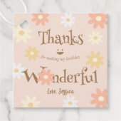 Bedankt voor het maken van mijn 1e verjaardag Onde Bedankjes Labels (Voorkant)