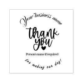 Bedankt voor het maken van onze dag! rubberstempel