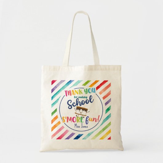 Bedankt voor het maken van school SMore leraar zoa Tote Bag (Voorkant)
