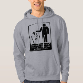 Bedankt voor het niet instrooien van basisch gekoo hoodie