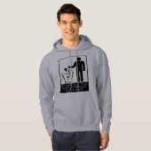 Bedankt voor het niet instrooien van basisch gekoo hoodie (Voorkant volledig)