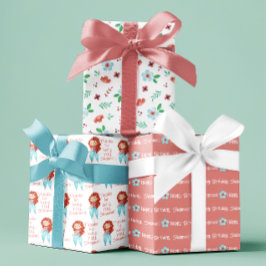 Bedankt voor het ompakken van papierbladen inpakpapier vel