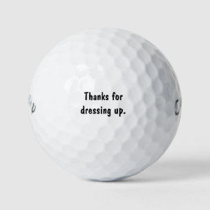 Bedankt voor het Opdossen Grappige Trouwcadeaus Golfballen