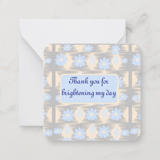 Bedankt voor het ophelderen van mijn dag notitiekaartje (Voorkant)