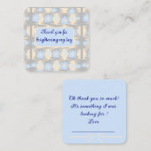 Bedankt voor het ophelderen van mijn dag notitiekaartje (Voorkant / Achterkant)