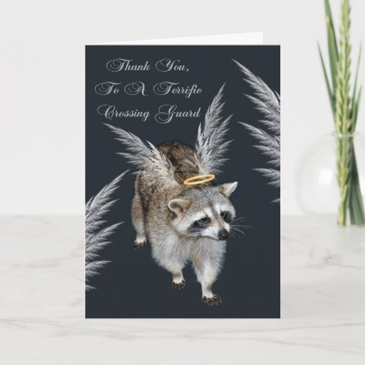 Bedankt voor het oversteken van de wacht Wenskaart (Voorkant)