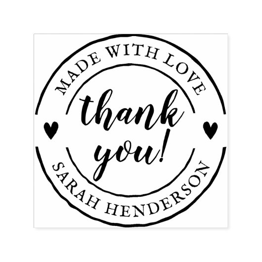 Bedankt voor het persoonlijke liefdesproduct  zelfinktende stempel (Design)