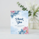 Bedankt voor het plaatsen van de bestelling briefkaart (Staand voorkant)