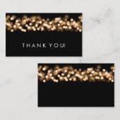 Bedankt voor het plaatsen van Gold Hollywood Glam Informatiekaartje (Voorkant / Achterkant)