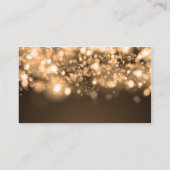 Bedankt voor het plaatsen van sprankelende gouden informatiekaartje (Achterkant)